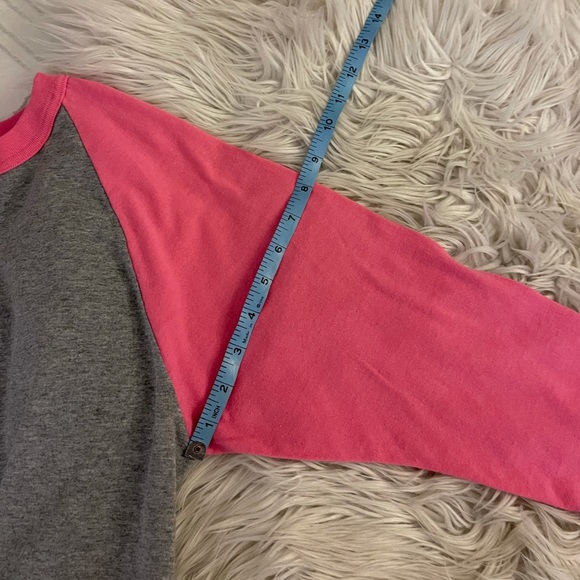 Gray & pink | Baseball shirt - Picture 7 of 11